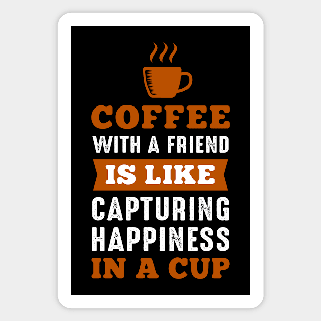 Coffee With A Friend Is Like Sticker by Wanda City